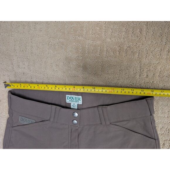 Dover Saddlery Breeches Women Size 32 Dark Tan Equestrian Horse Riding Pants - Picture 5 of 9